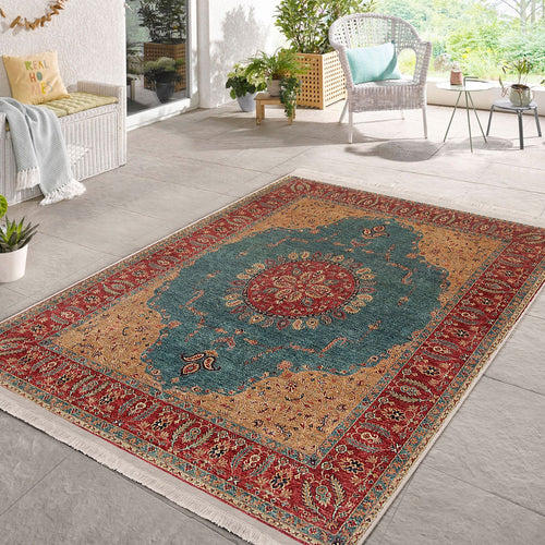 Hillkar Global Tappeto Halidik Deluxe-11087 Multicolore