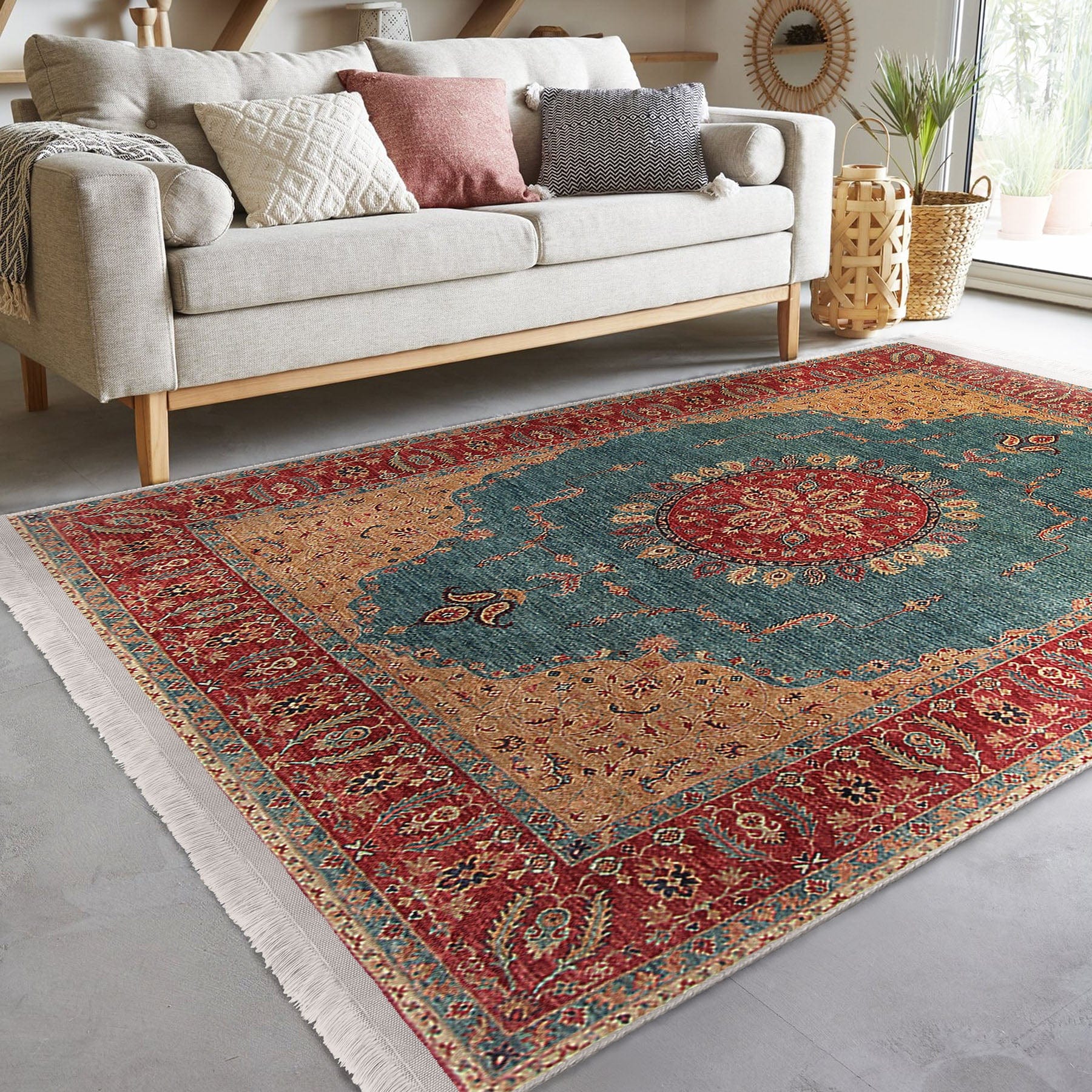 Hillkar Global Tappeto Halidik Deluxe-11087 Multicolore