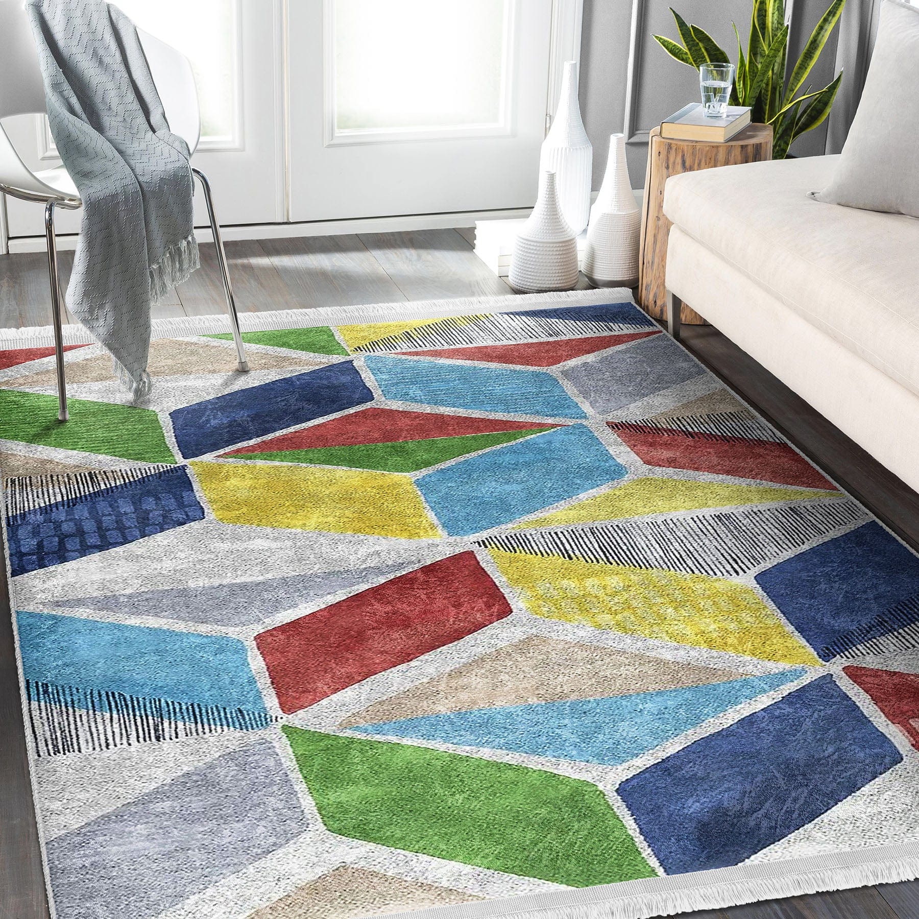 Tappeto Halidik Deluxe-11089 Multicolore & HLLKTR-HaliDik-Deluxe-11089