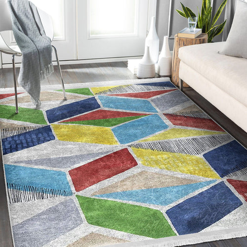 Tappeto Halidik Deluxe-11089 Multicolore & HLLKTR-HaliDik-Deluxe-11089