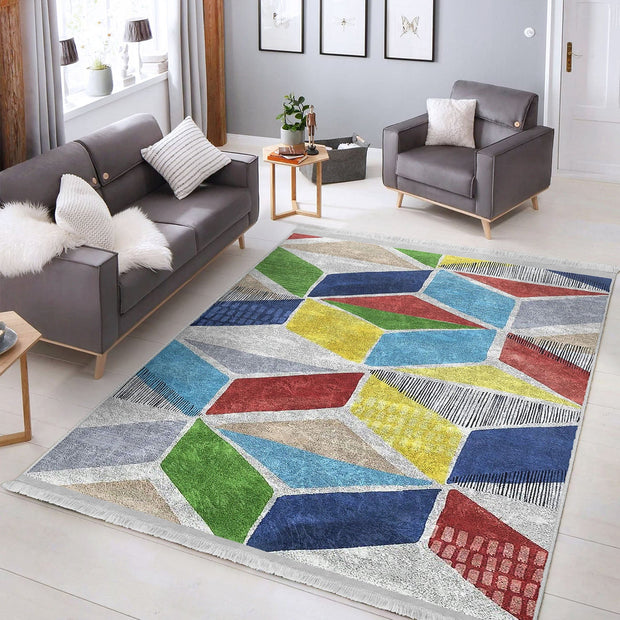 Hillkar Global Tappeto Halidik Deluxe-11089 Multicolore