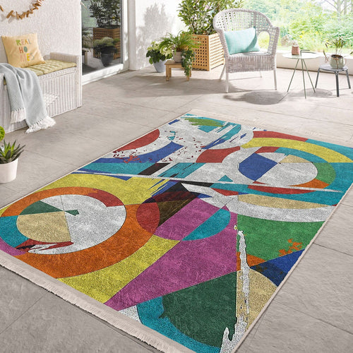 Hillkar Global Tappeto Halidik Deluxe-11094 Multicolore