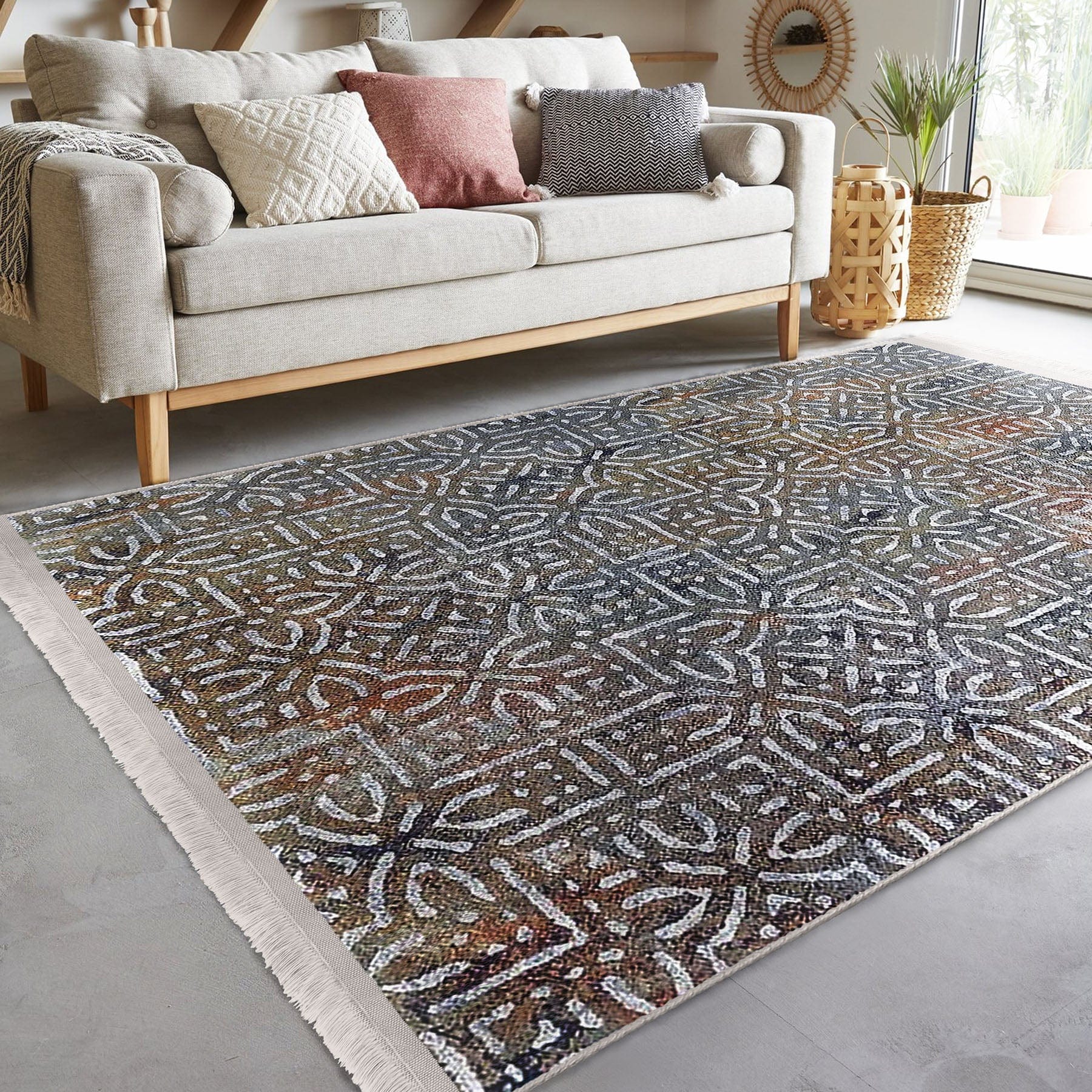 Hillkar Global Tappeto Halidik Deluxe-11096 Multicolore