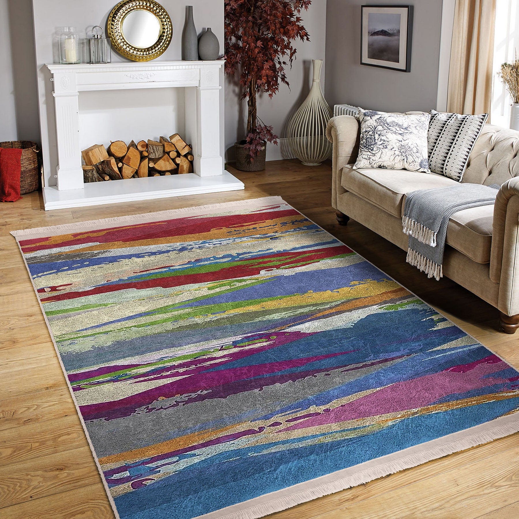Hillkar Global Tappeto Halidik Deluxe-11099 Multicolore