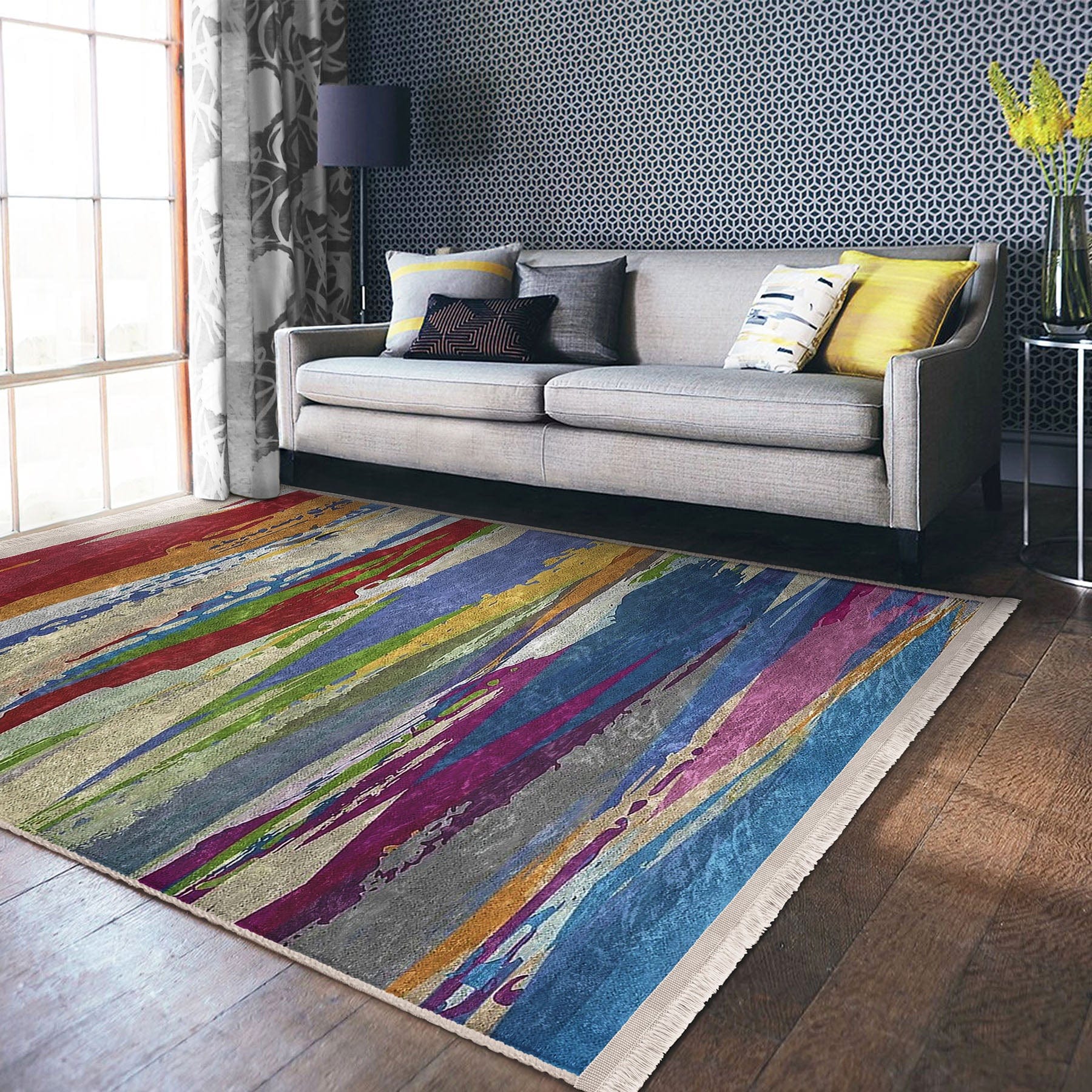 Hillkar Global Tappeto Halidik Deluxe-11099 Multicolore