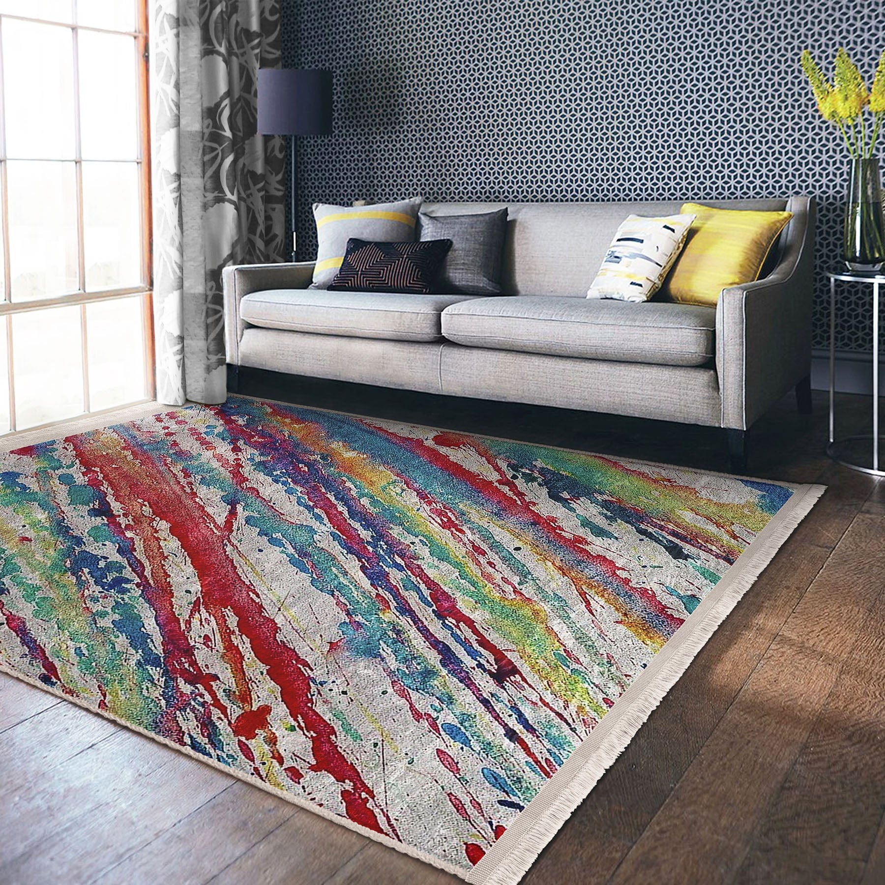 Hillkar Global Tappeto Halidik Deluxe-11100 Multicolore