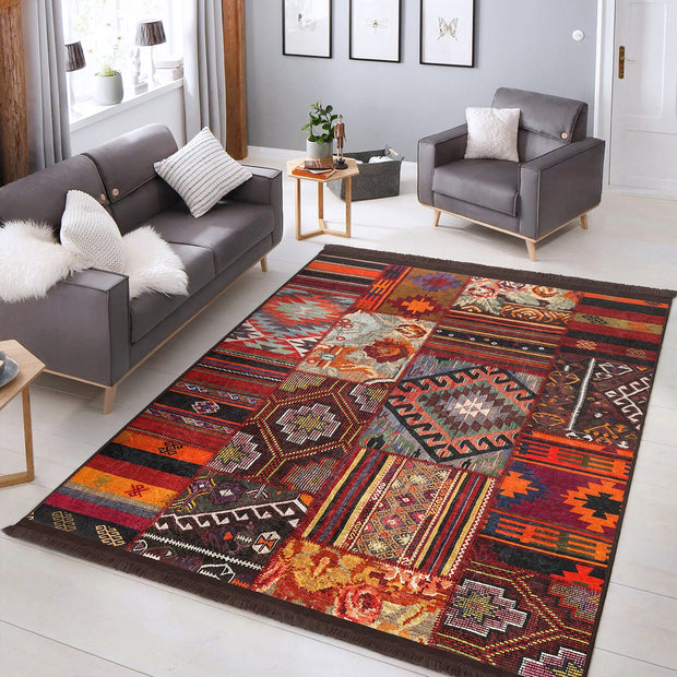 Hillkar Global Tappeto Halidik Deluxe-11116 Multicolore