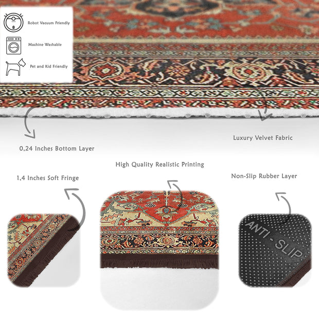 Hillkar Global Tappeto Halidik Deluxe-11128 Multicolore