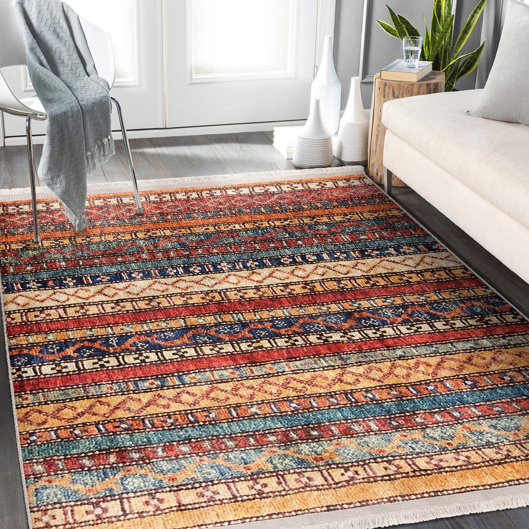 Hillkar Global Tappeto Halidik Deluxe-11134 Multicolore