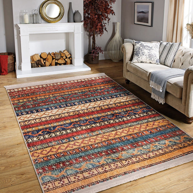 Hillkar Global Tappeto Halidik Deluxe-11134 Multicolore