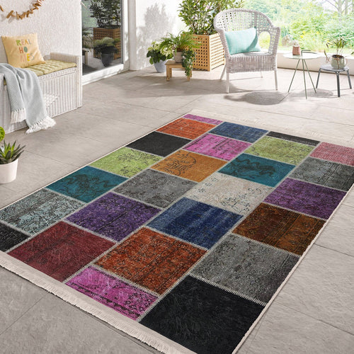 Hillkar Global Tappeto Halidik Deluxe-11159 Multicolore