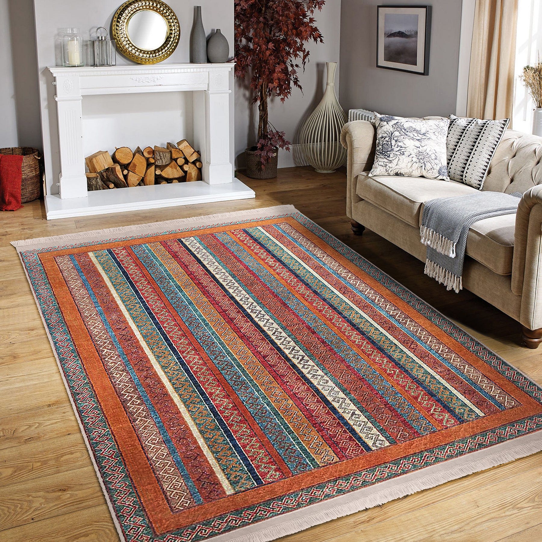 Hillkar Global Tappeto Halidik Deluxe-11163 Multicolore