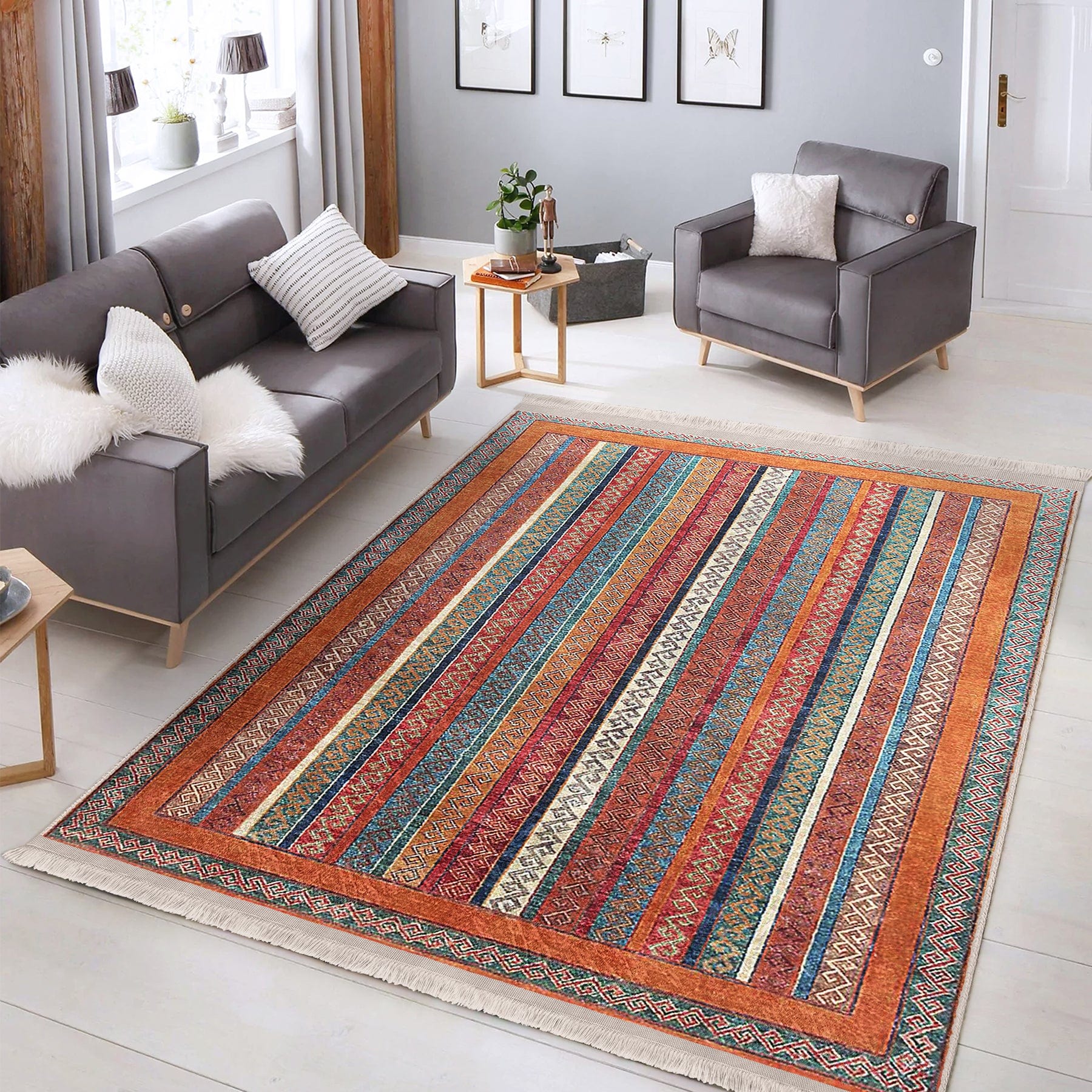 Hillkar Global Tappeto Halidik Deluxe-11163 Multicolore