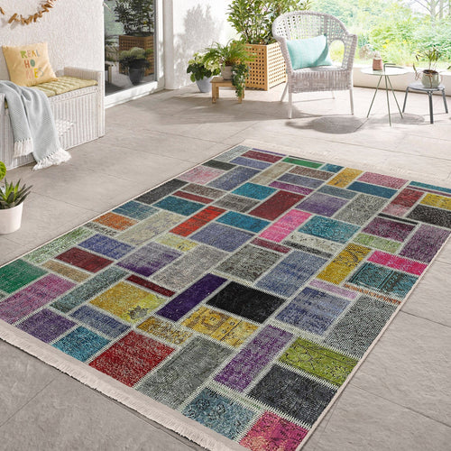 Hillkar Global Tappeto Halidik Deluxe-11165 Multicolore