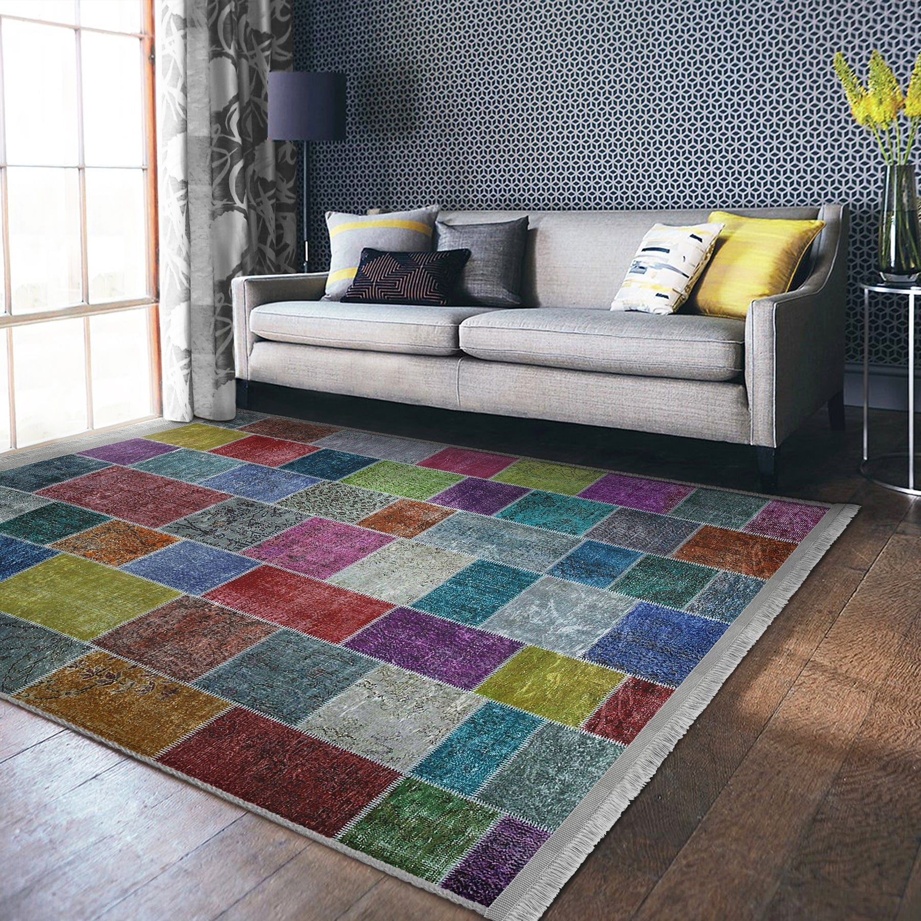 Hillkar Global Tappeto Halidik Deluxe-11169 Multicolore