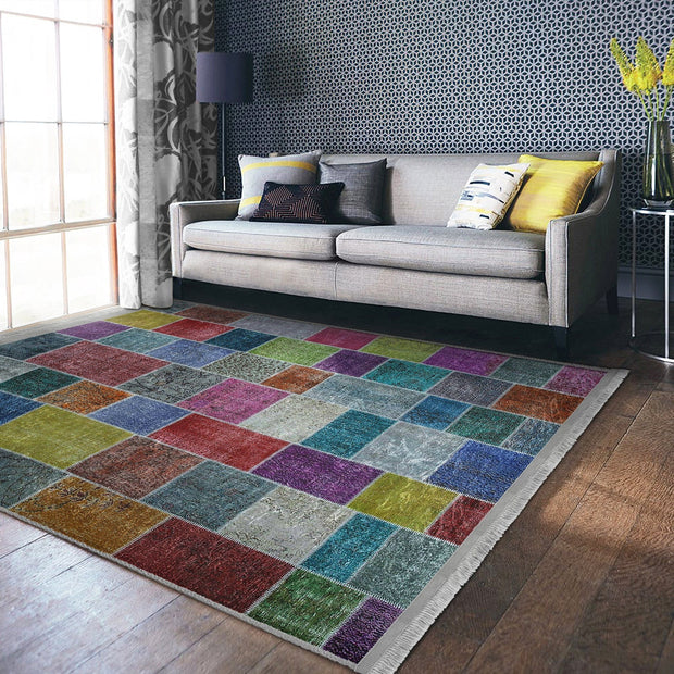 Hillkar Global Tappeto Halidik Deluxe-11169 Multicolore