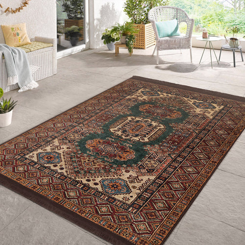 Hillkar Global Tappeto Halidik Deluxe-11170 Multicolore