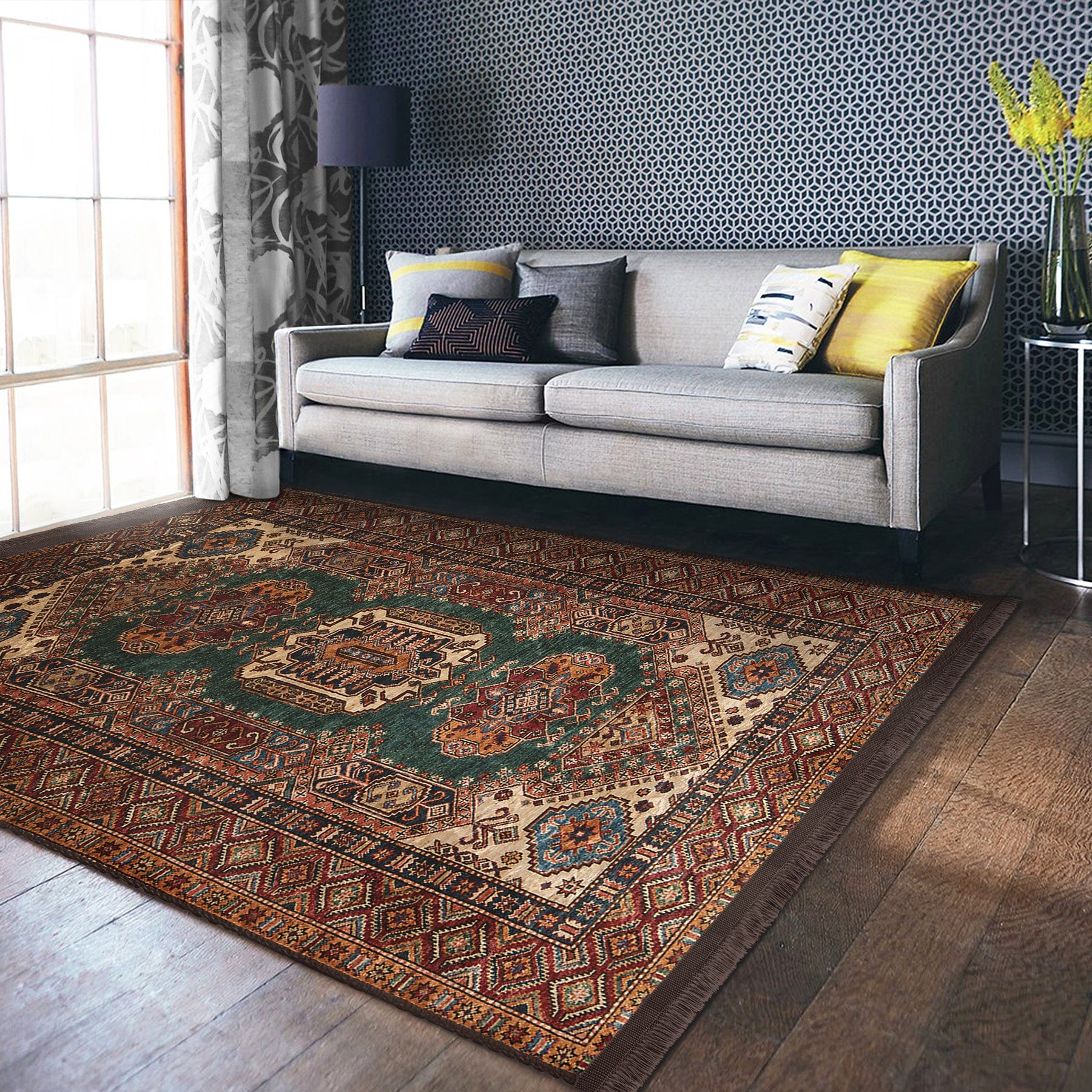 Hillkar Global Tappeto Halidik Deluxe-11170 Multicolore