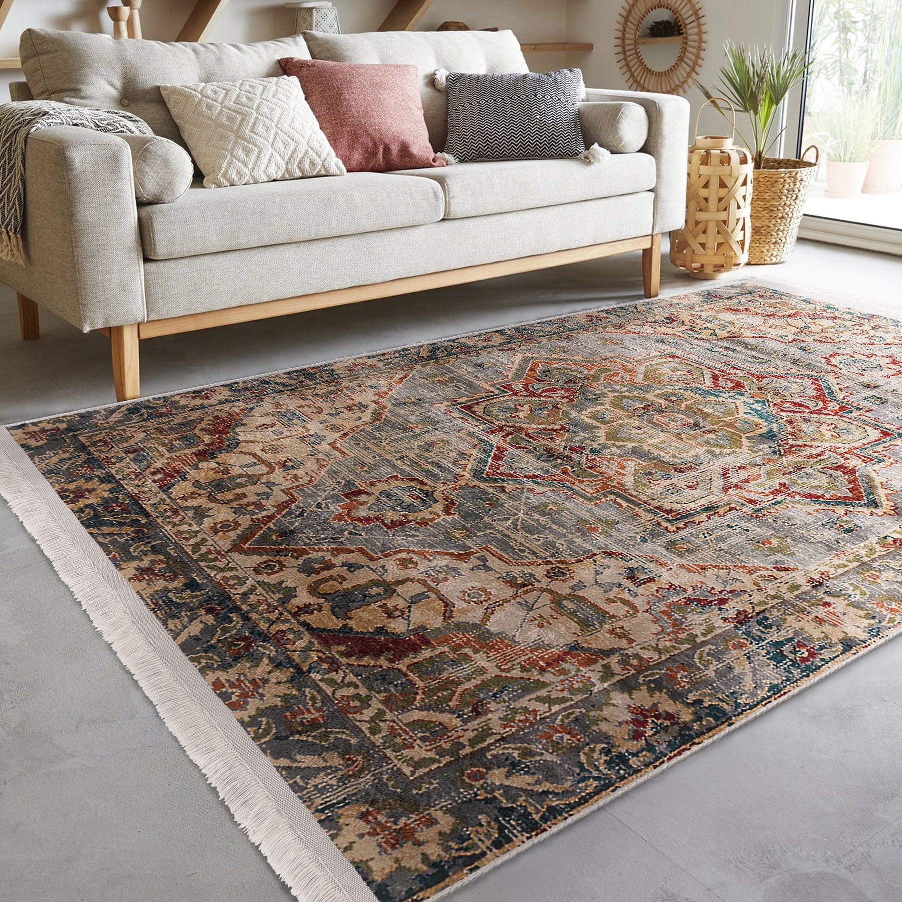 Hillkar Global Tappeto Halidik Deluxe-11180 Multicolore