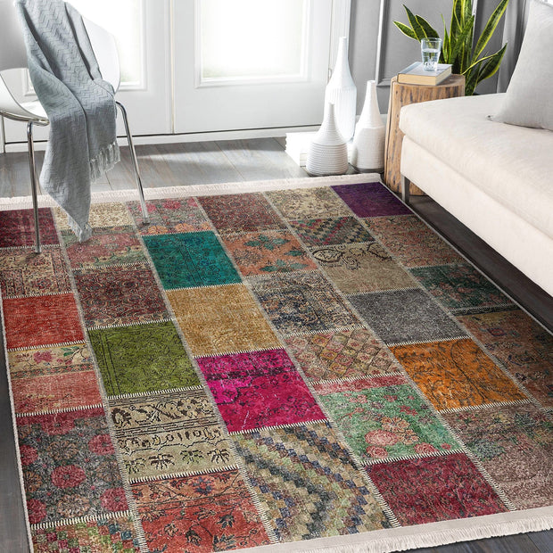 Hillkar Global Tappeto Halidik Deluxe-11183 Multicolore