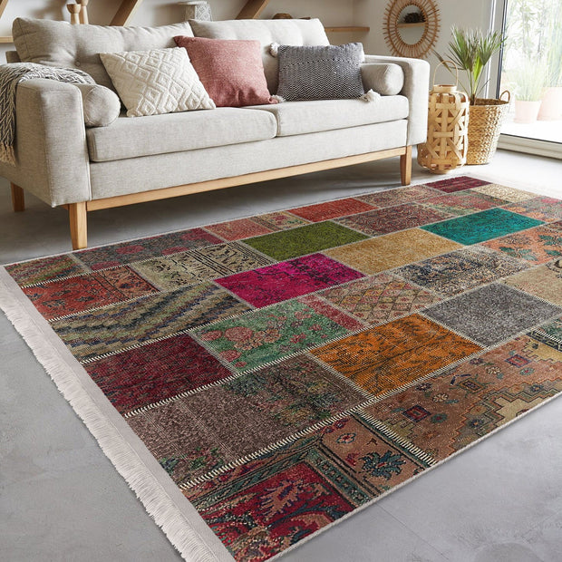 Hillkar Global Tappeto Halidik Deluxe-11183 Multicolore