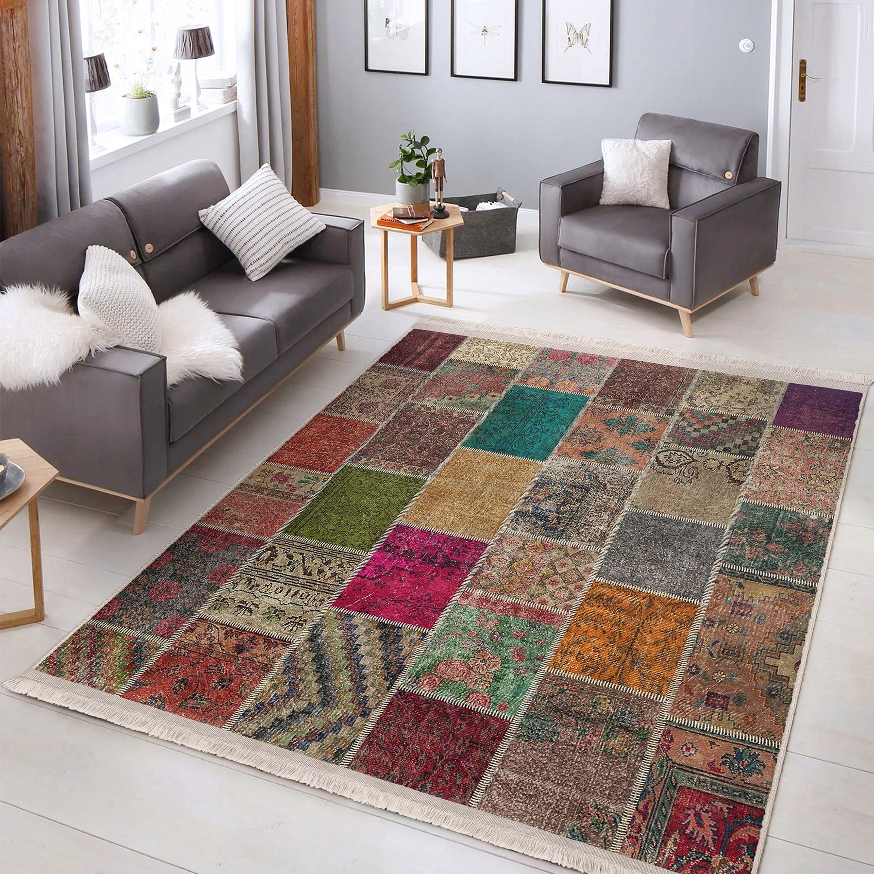 Hillkar Global Tappeto Halidik Deluxe-11183 Multicolore