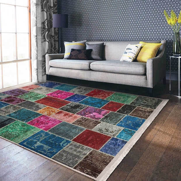 Hillkar Global Tappeto Halidik Deluxe-11186 Multicolore