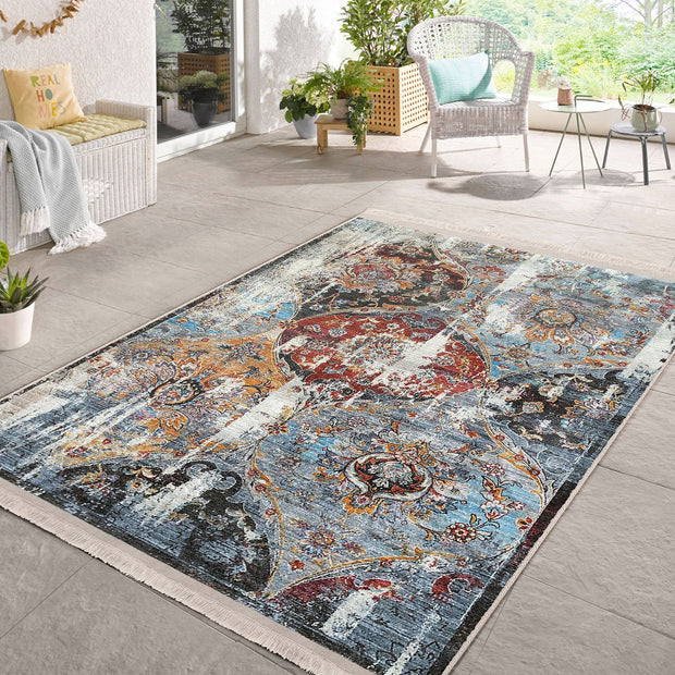Hillkar Global Tappeto Halidik Deluxe-11189 Multicolore