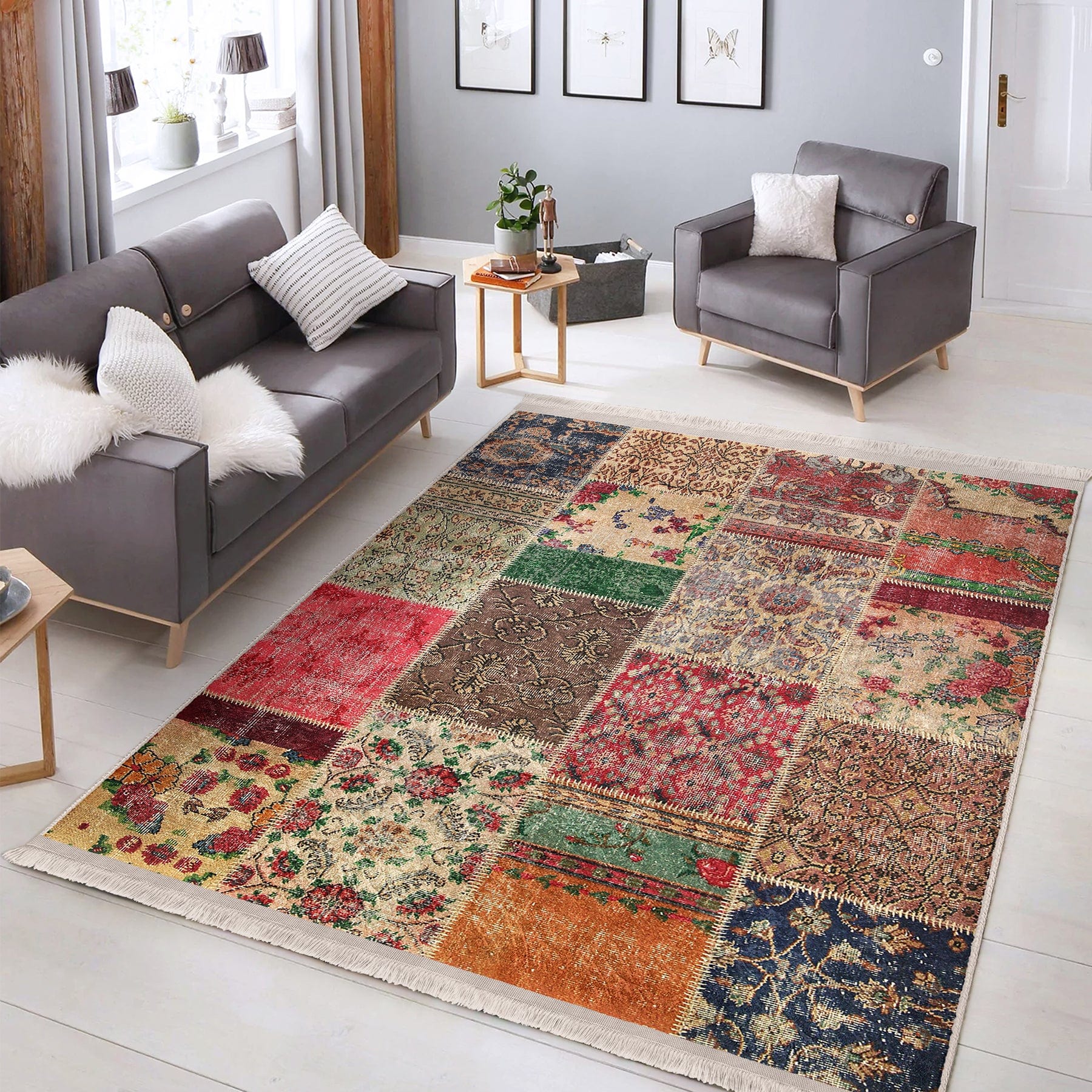Hillkar Global Tappeto Halidik Deluxe-11211 Multicolore