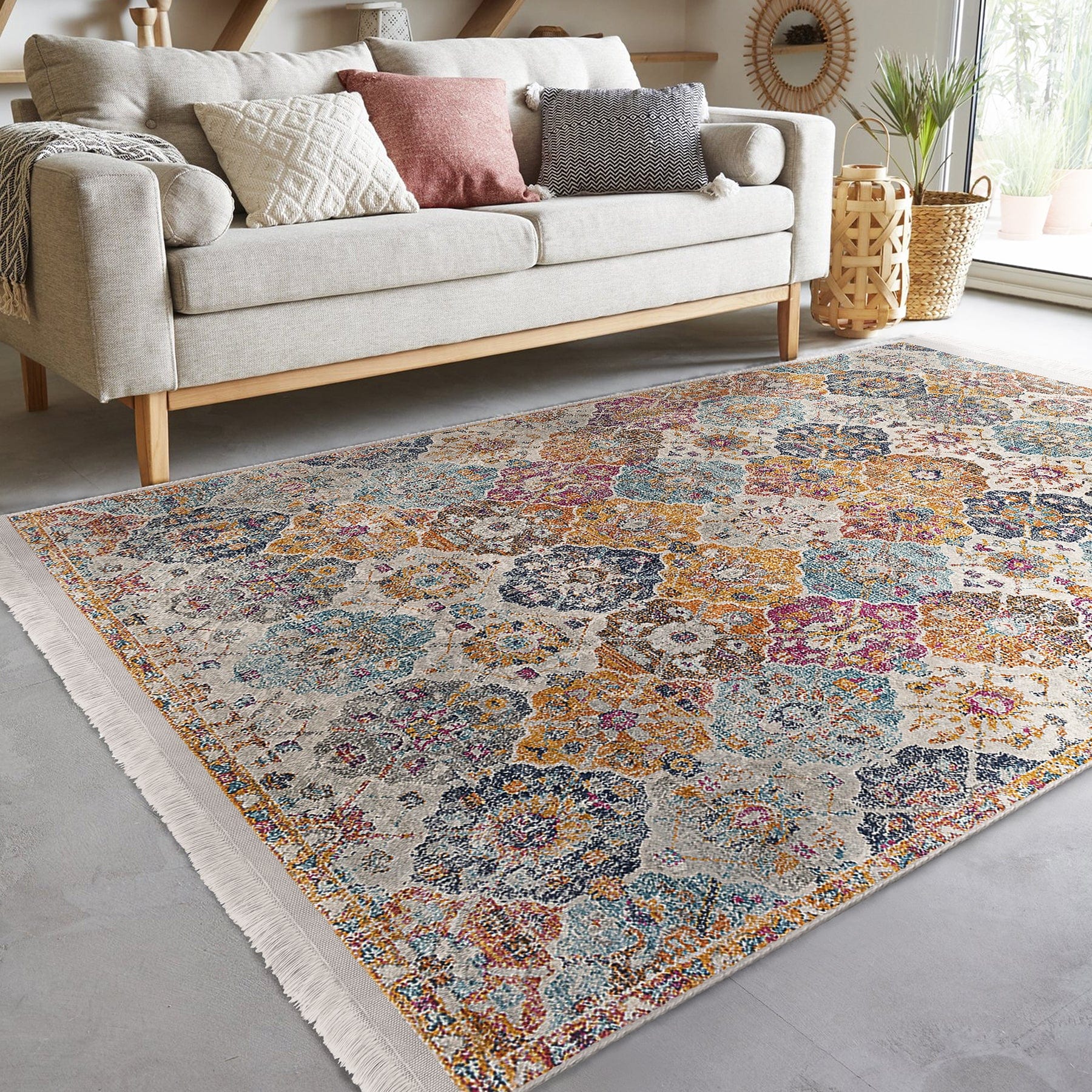 Hillkar Global Tappeto Halidik Deluxe-11212 Multicolore
