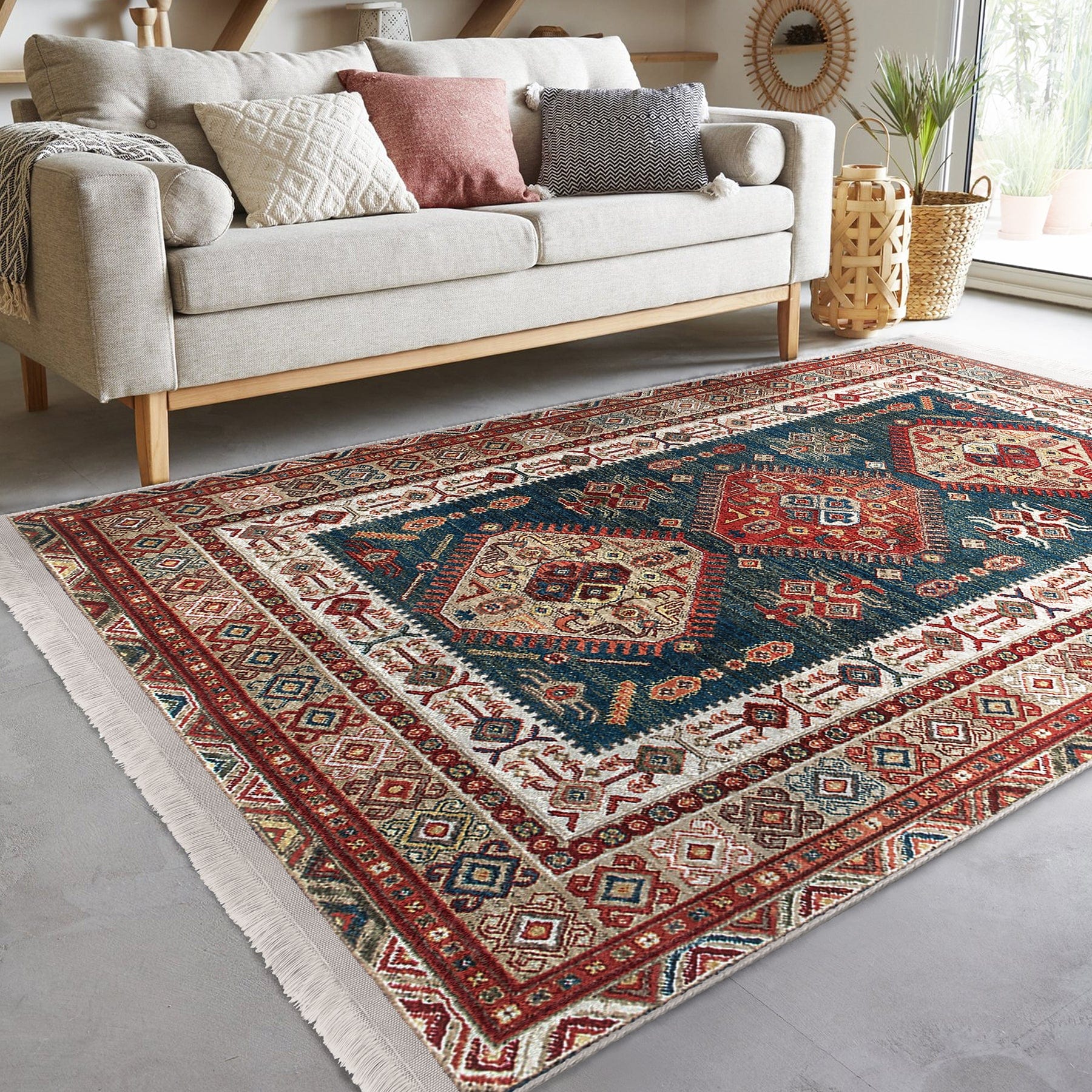 Hillkar Global Tappeto Halidik Deluxe-11220 Multicolore
