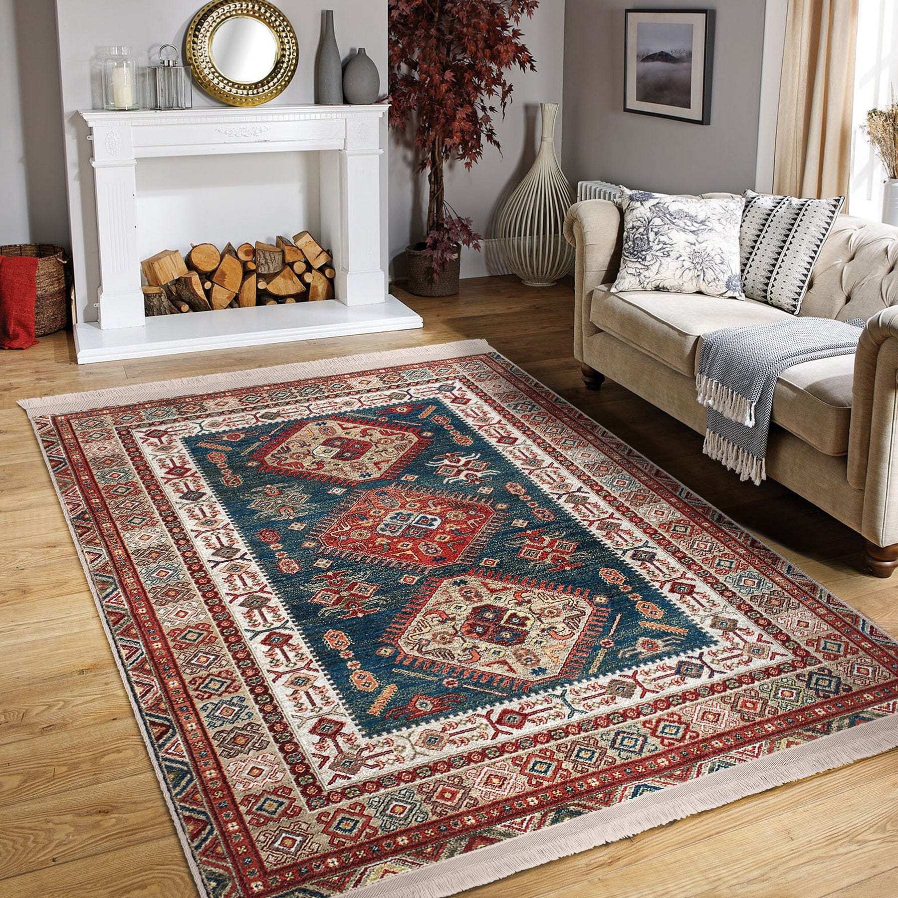 Hillkar Global Tappeto Halidik Deluxe-11220 Multicolore