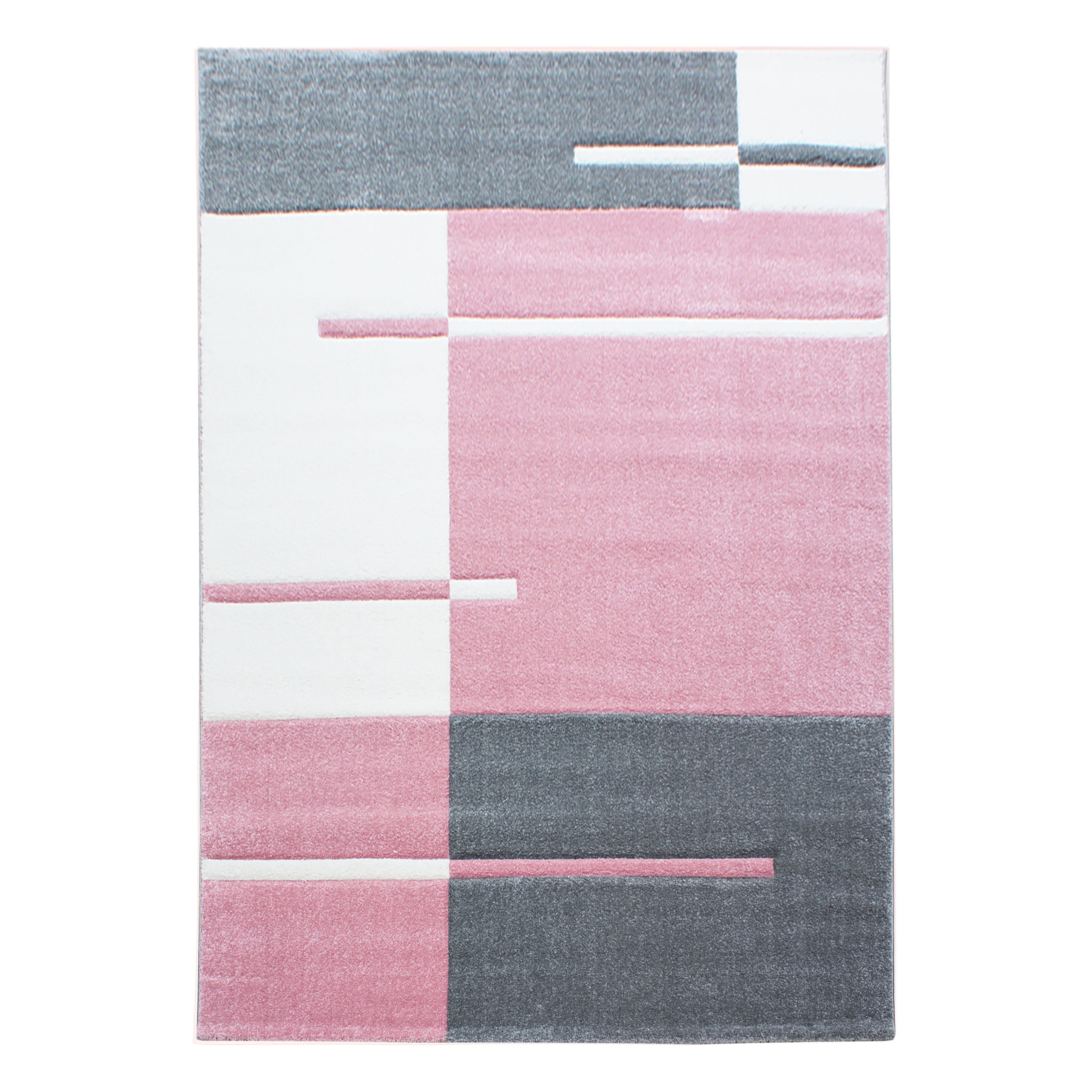 Ayyildiz Teppiche Tappeto Hawaii 1310 Checkered Rosa