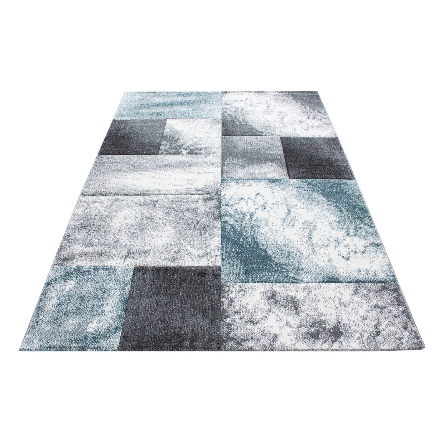 Ayyildiz Teppiche Tappeto Hawaii 1710 Checkered Blu