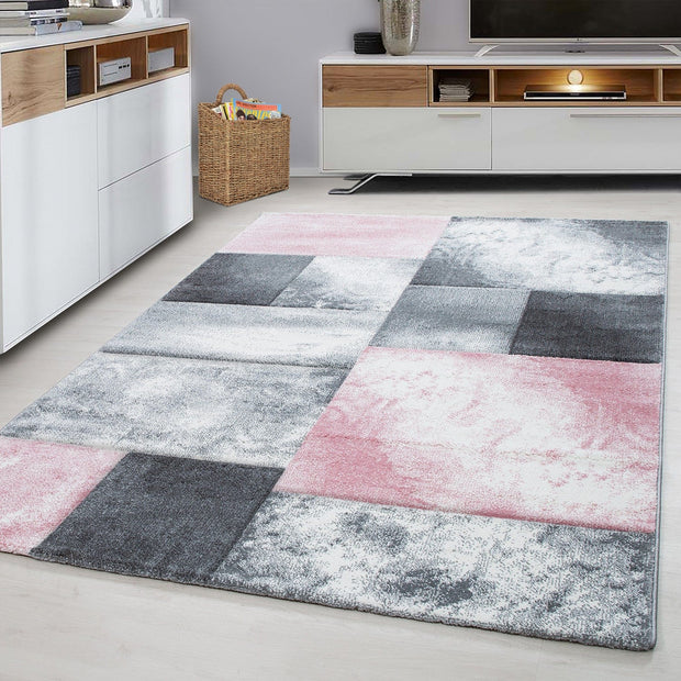 Ayyildiz Teppiche Tappeto Hawaii 1710 Checkered Rosa