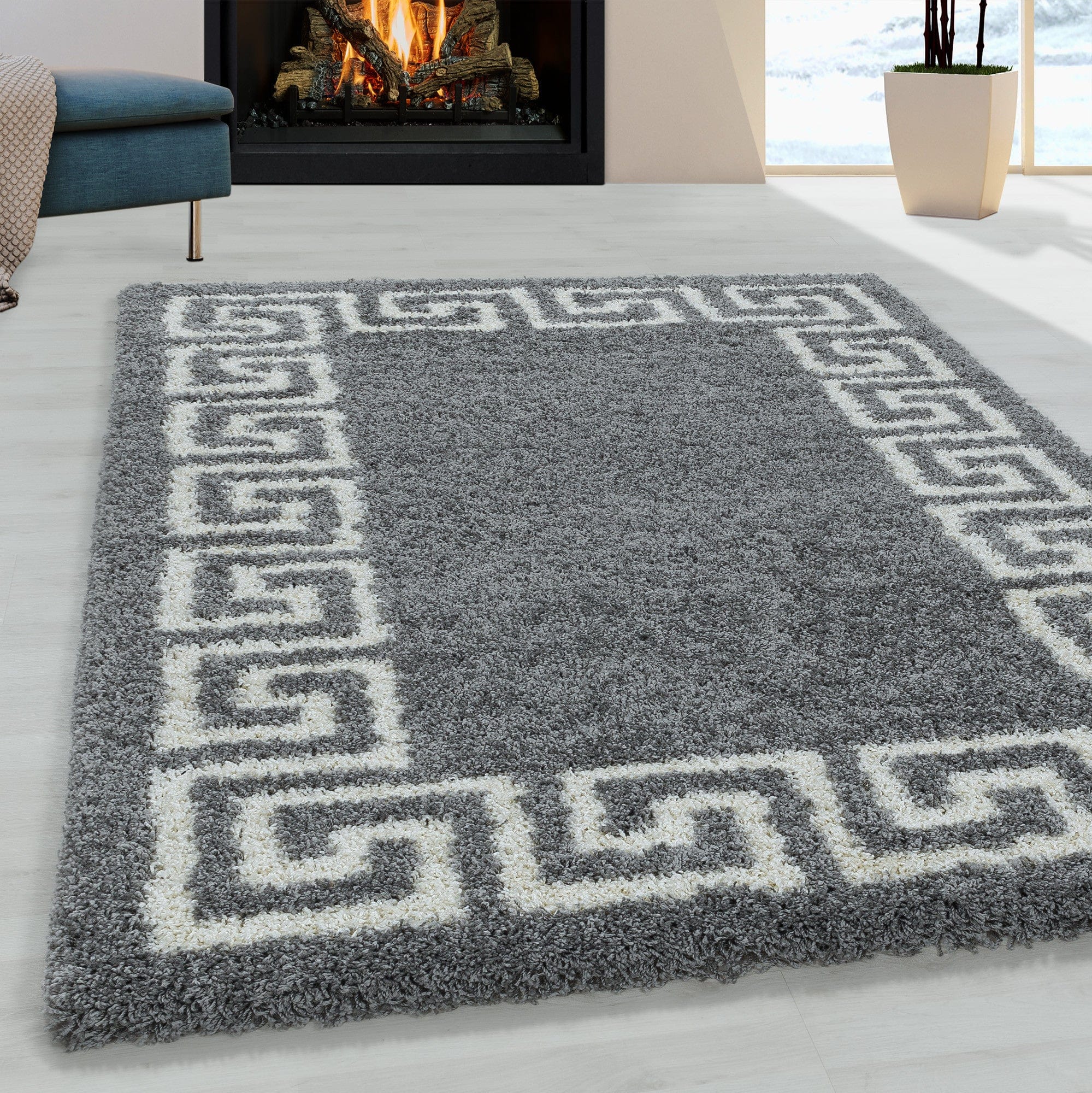 Tappeto Hera 3301 Meander Grigio (1)