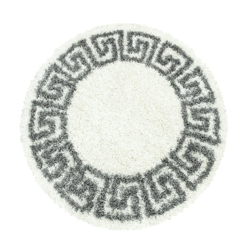Tappeto Hera 3301 Round Meander Crema & AYYTPCH-HERA3301CREAM-ROUND & AYYTPCH-HERA3301CREAM-ROUND