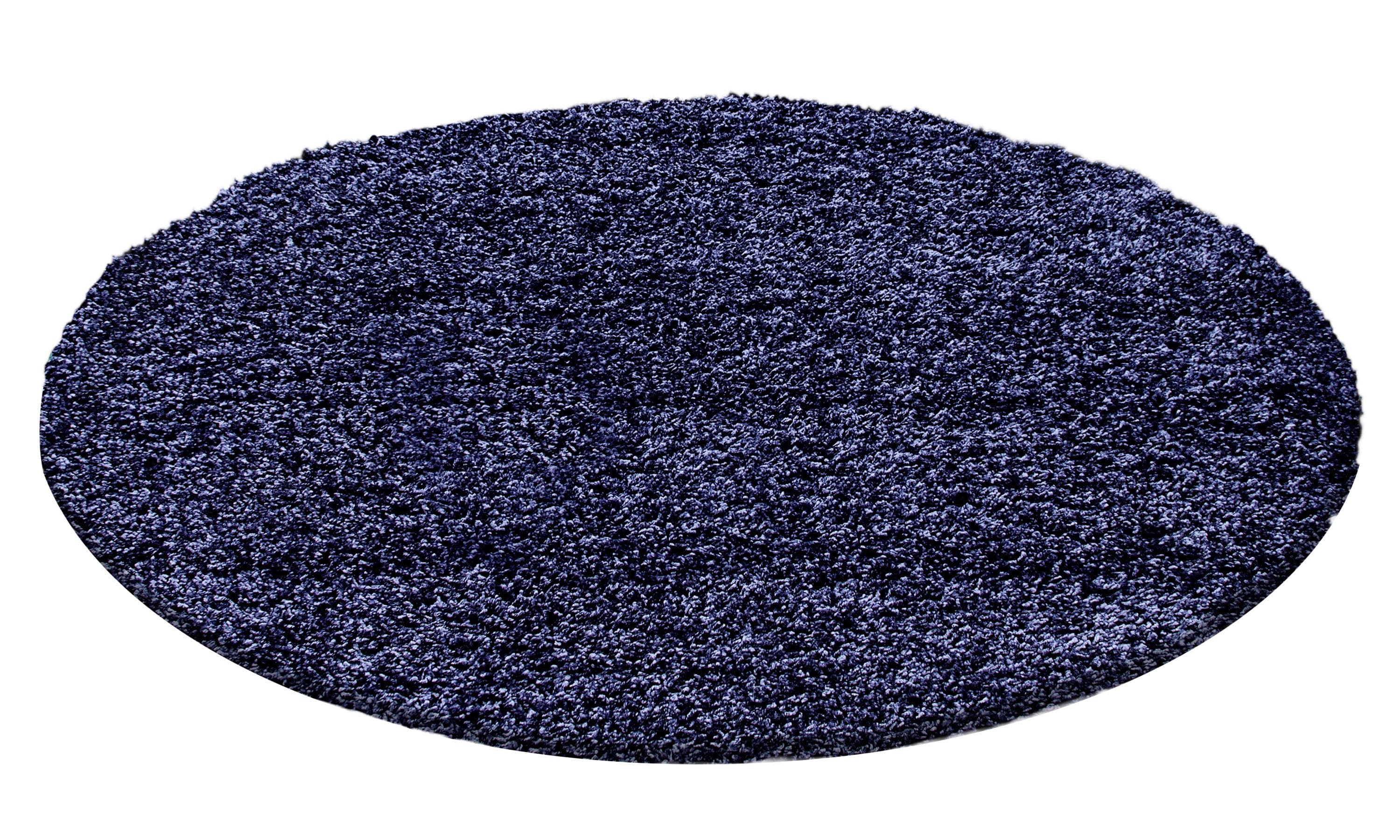 Tappeto Life 1500 Round Unicolor Blu & AYYTPCH-LIFE1500NAVY-ROUND & AYYTPCH-LIFE1500NAVY-ROUND