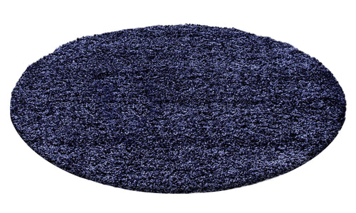 Tappeto Life 1500 Round Unicolor Blu & AYYTPCH-LIFE1500NAVY-ROUND & AYYTPCH-LIFE1500NAVY-ROUND