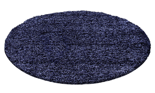 Tappeto Life 1500 Round Unicolor Blu & AYYTPCH-LIFE1500NAVY-ROUND & AYYTPCH-LIFE1500NAVY-ROUND