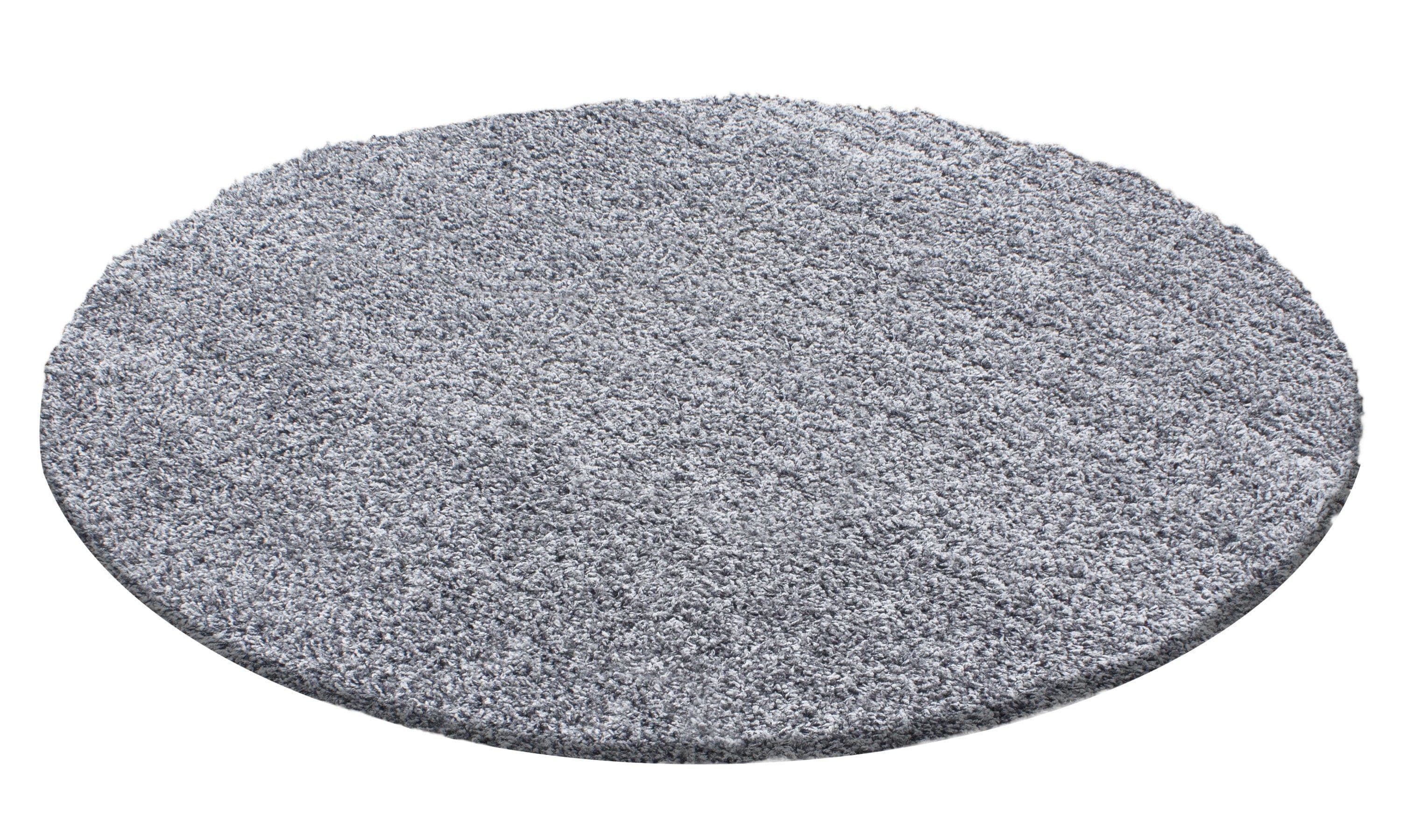 Tappeto Life 1500 Round Unicolor Grigio & AYYTPCH-LIFE1500LIGHTGREY-ROUND
