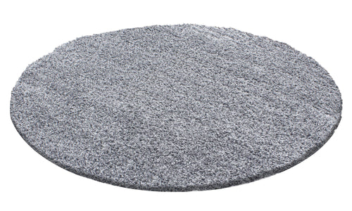 Tappeto Life 1500 Round Unicolor Grigio & AYYTPCH-LIFE1500LIGHTGREY-ROUND