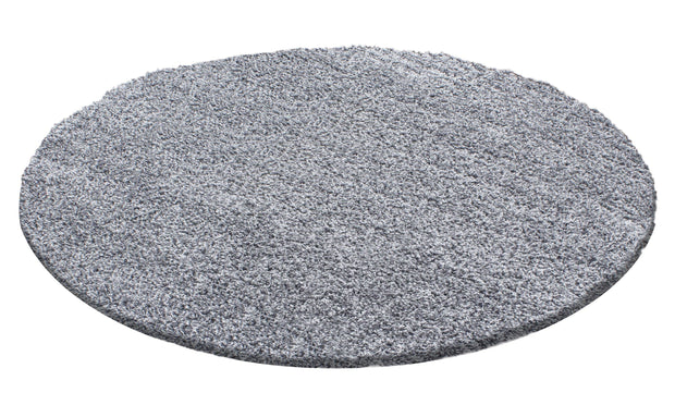 Tappeto Life 1500 Round Unicolor Grigio & AYYTPCH-LIFE1500LIGHTGREY-ROUND