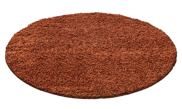 Tappeto Life 1500 Round Unicolor Mattone & AYYTPCH-LIFE1500TERRA-ROUND