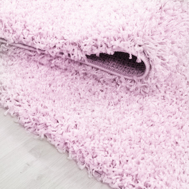 Tappeto Life 1500 Round Unicolor Rosa (2)