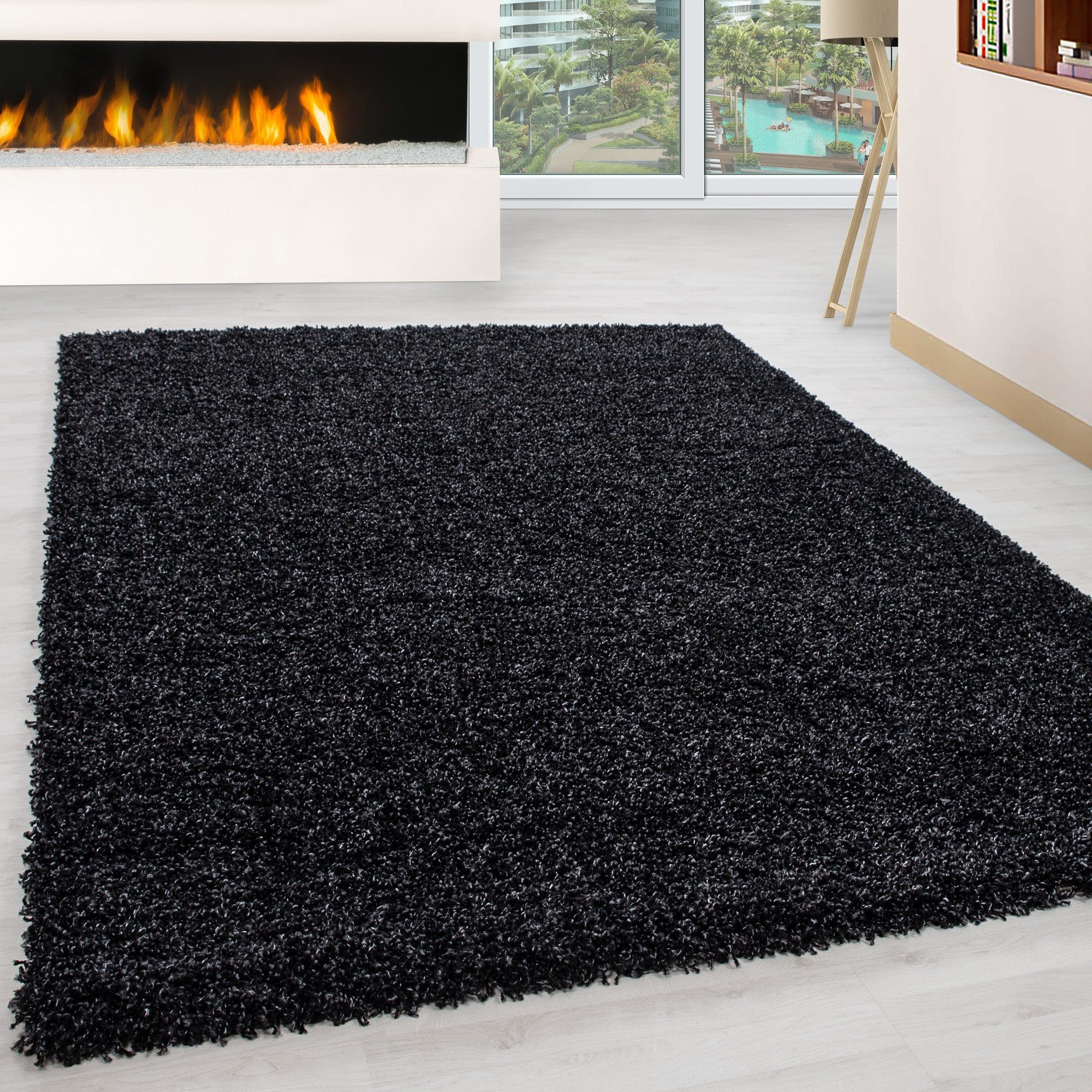 Tappeto Life 1500 Unicolor Antracite (1)