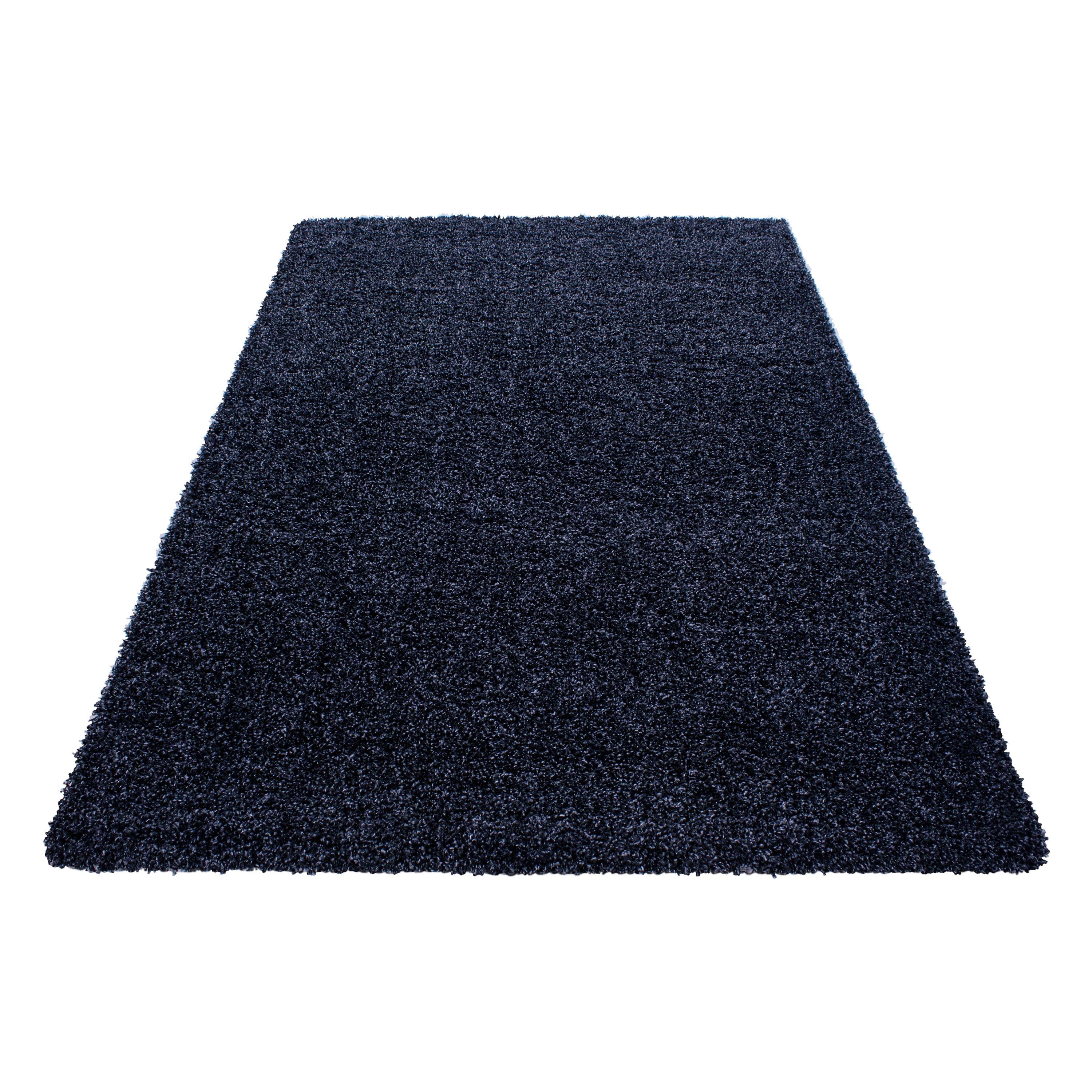 Tappeto Life 1500 Unicolor Blu (2)