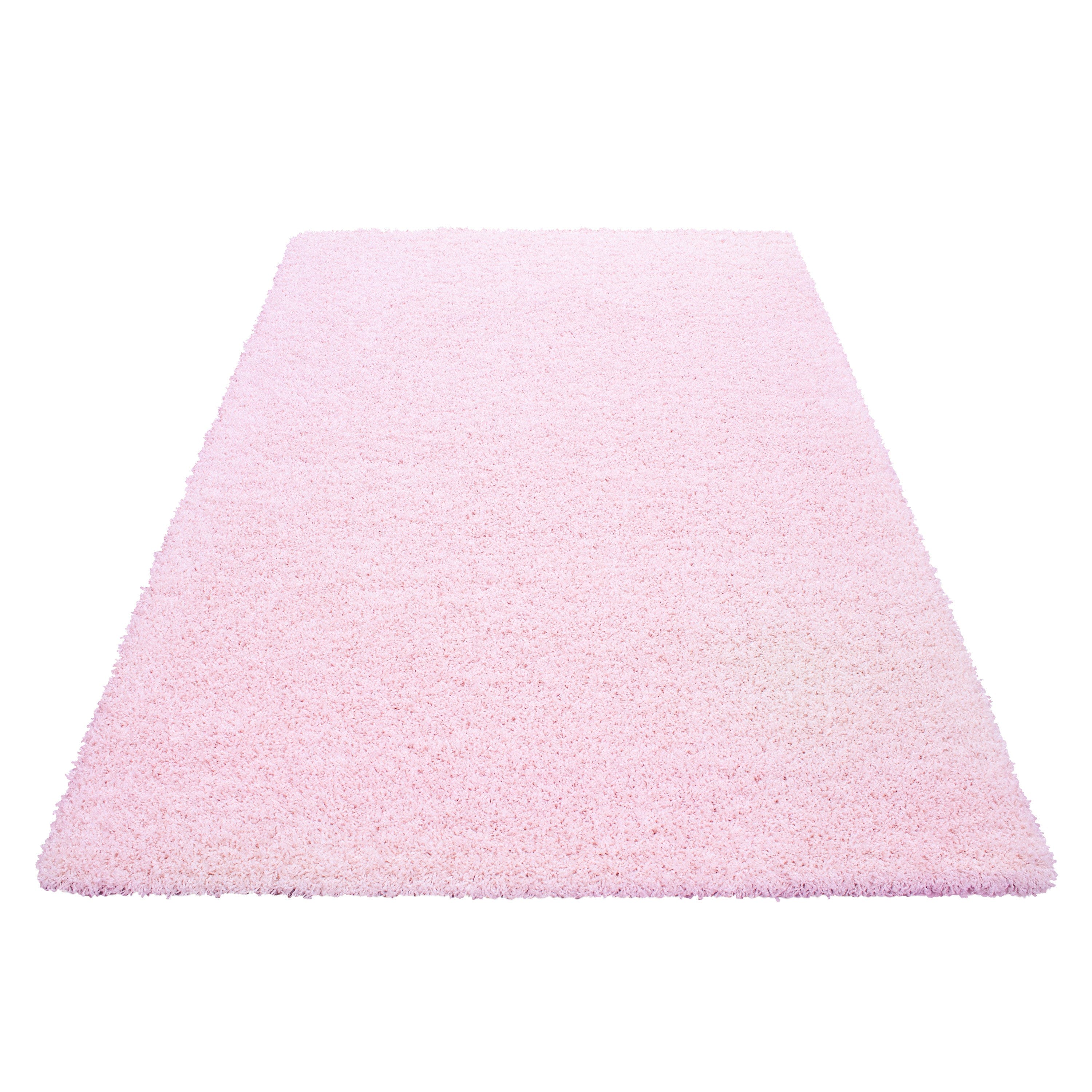 Tappeto Life 1500 Unicolor Rosa (2)