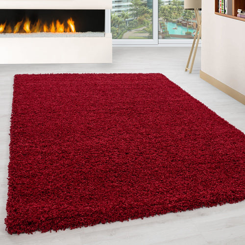 Tappeto Life 1500 Unicolor Rosso (1)
