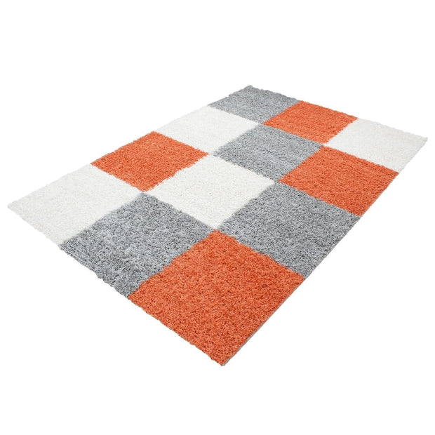 Tappeto Life 1501 Checkered Mattone (2)